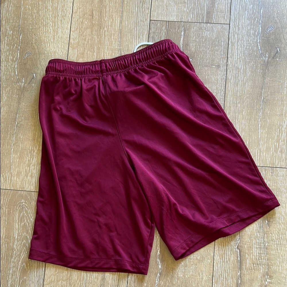 Nike Dri-Fit Men's Maroon Athletic Shorts - Picture 4 of 4